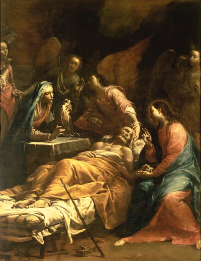 De Dood van St. Joseph, c.1712 door Giuseppe Maria Crespi